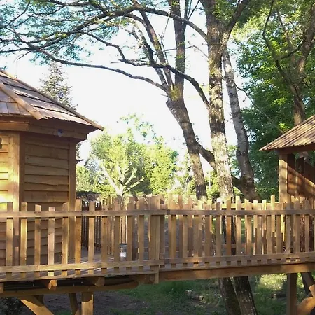La Cabane Perchee Avec Prive Lamonzie-Saint-Martin